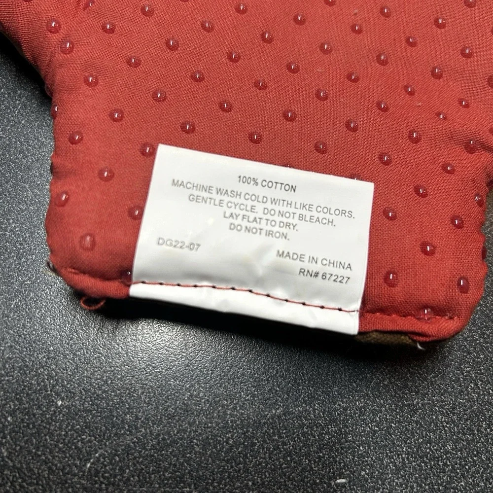 Vintage Retro Mushroom Oven Mitt‎ Hot Pad